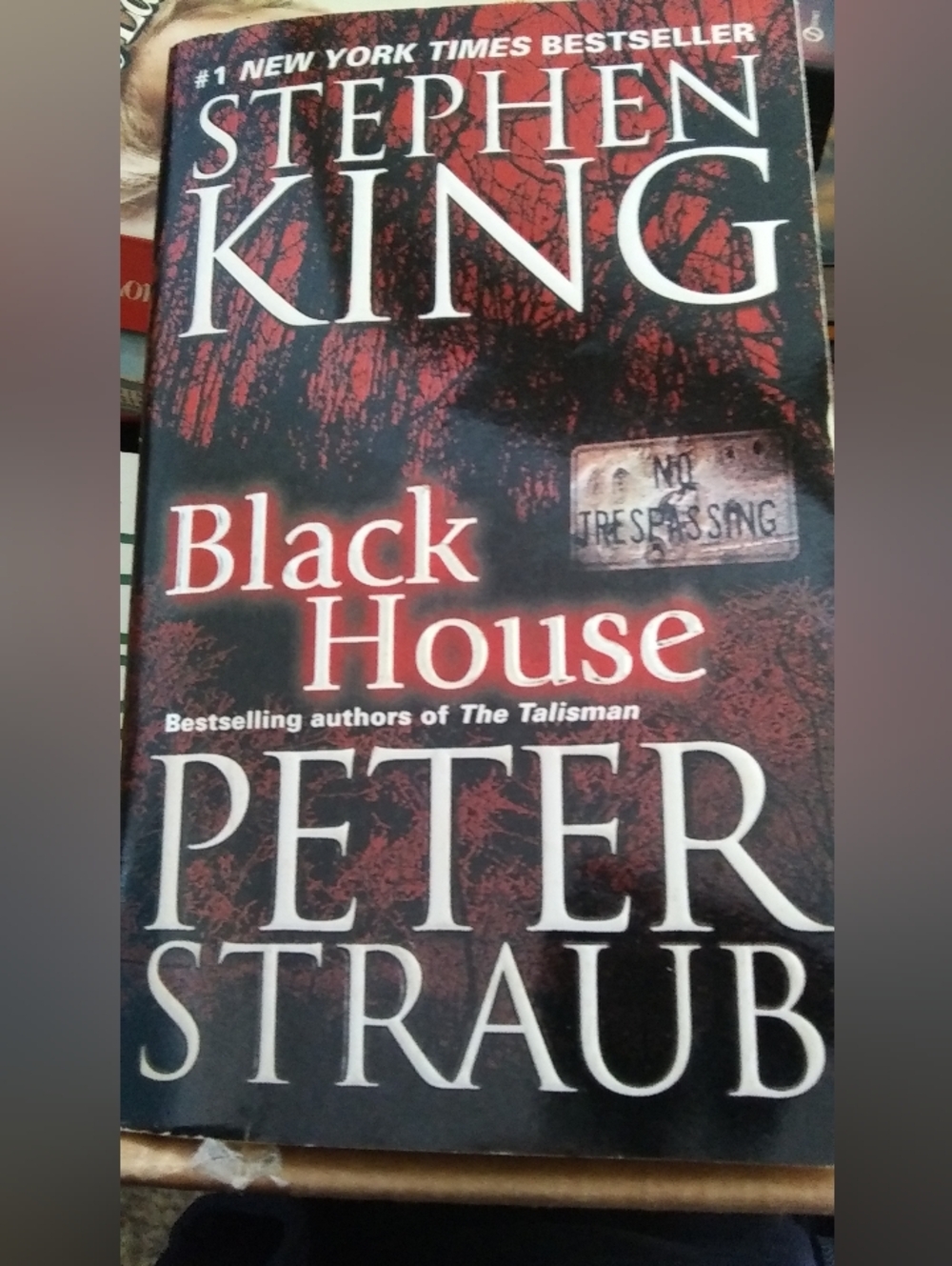 Stephen King & Peter Straub "Black House" Paperback - Black/Red